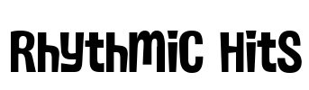 Rhythmic Hits Font Image
