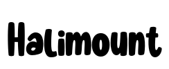 Halimount Font Image