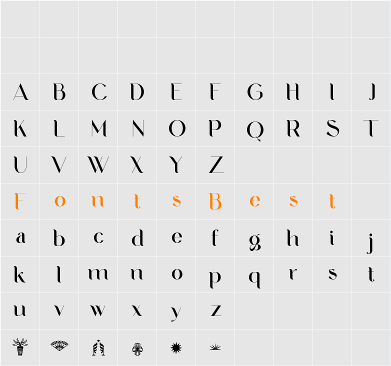 Bulagria Character Map
