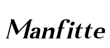 Manfitte Font Image