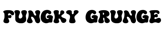 FUNGKY GRUNGE Font Image