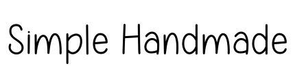 Simple Handmade Font Image