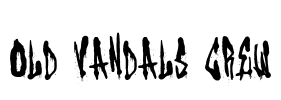 Old Vandals Crew Font Image