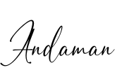 Andaman Font Image