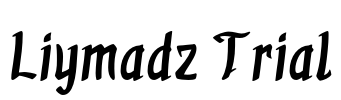 Liymadz Trial Font Image
