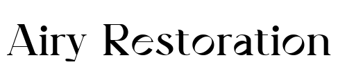 Airy Restoration Font Image