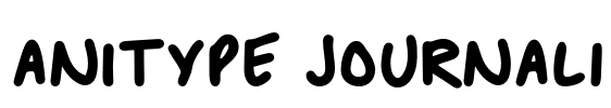 Anitype Journal1 Font Image