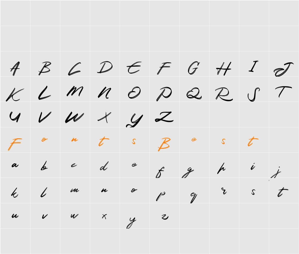 Akod FREE Character Map