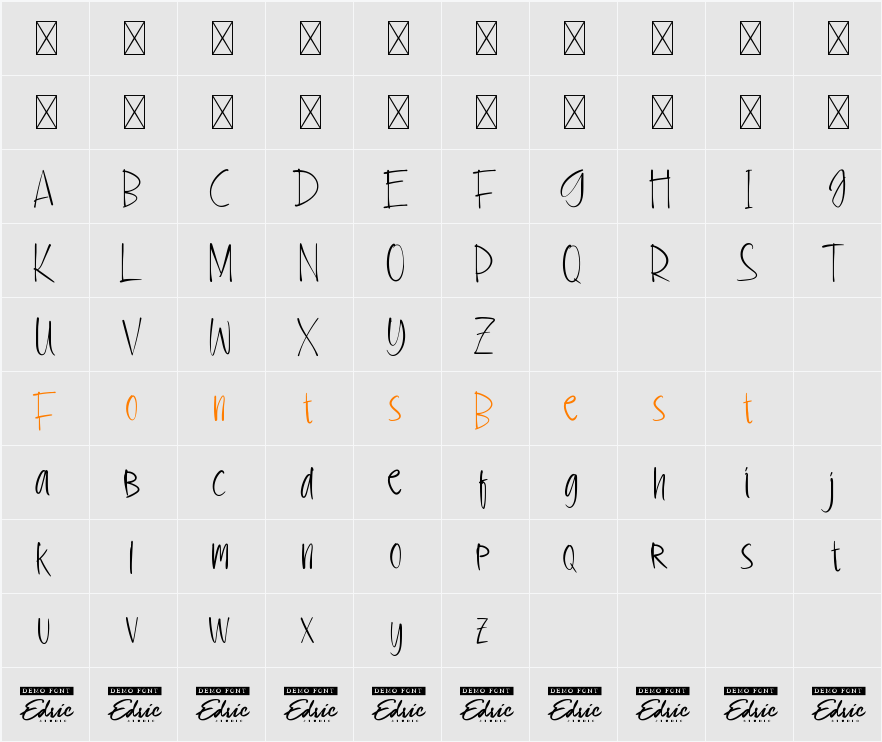 Oceano Fredie Demo Character Map