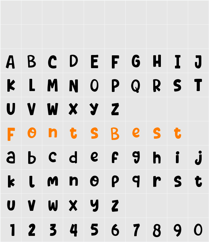 Letter Magic Character Map