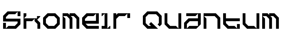 Skomelr Quantum Font Image