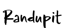 Randupit Font Image