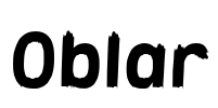 Oblar Font Image