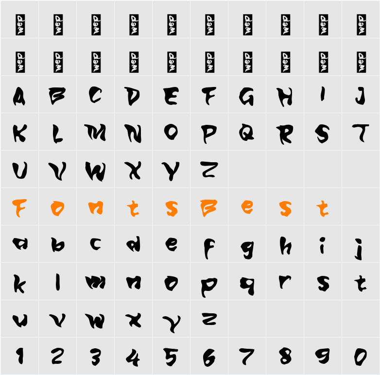 M Makos Character Map