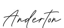 Anderton Font Image