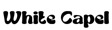 White Capel Font Image