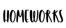 Homeworks Font Image