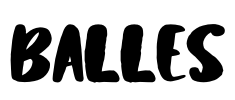 Balles Font Image