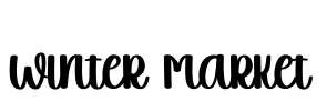 Winter Market Font Image