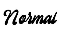 Normal Font Image