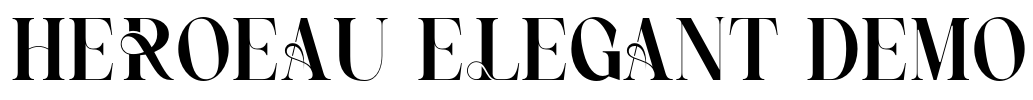 HEROEAU ELEGANT DEMO Font Image