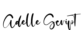 Adelle Script Font Image