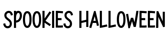 Spookies Halloween Font Image