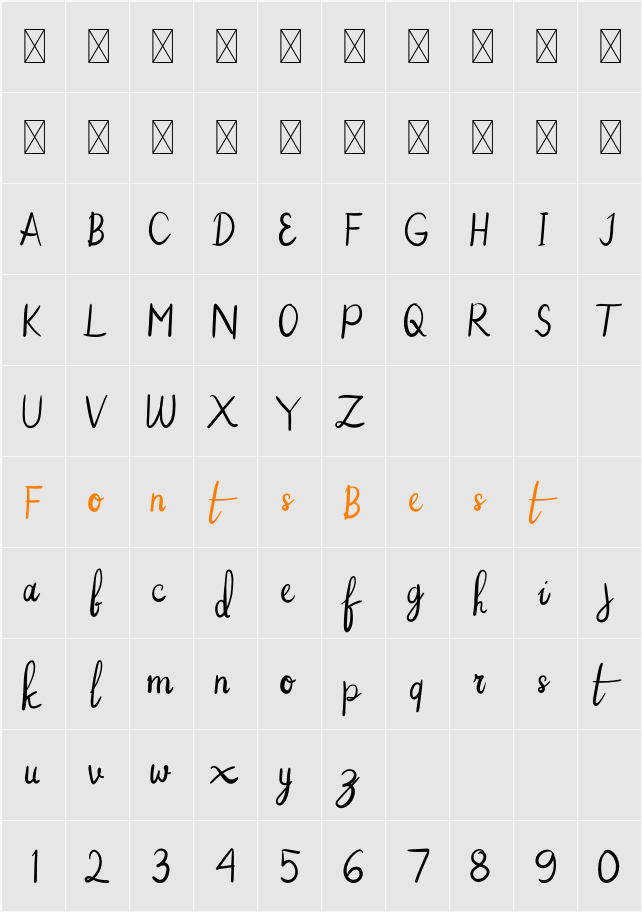 Aishafah5 Character Map