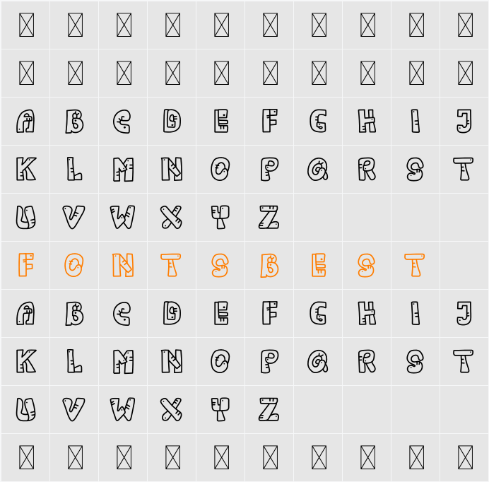 Worm Rules Character Map