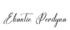 Elsantie Perilyna Font Image