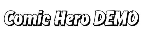 Comic Hero DEMO Font Image