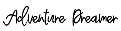 Adventure Dreamer Font Image