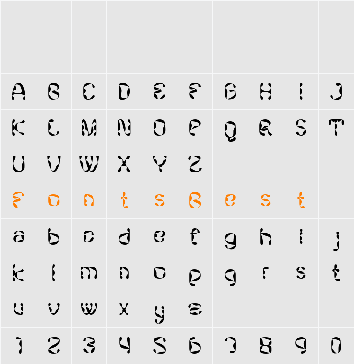 Panelyn Character Map