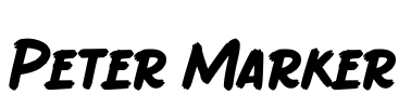 Peter Marker Font Image