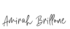 Amirah Brillone Font Image