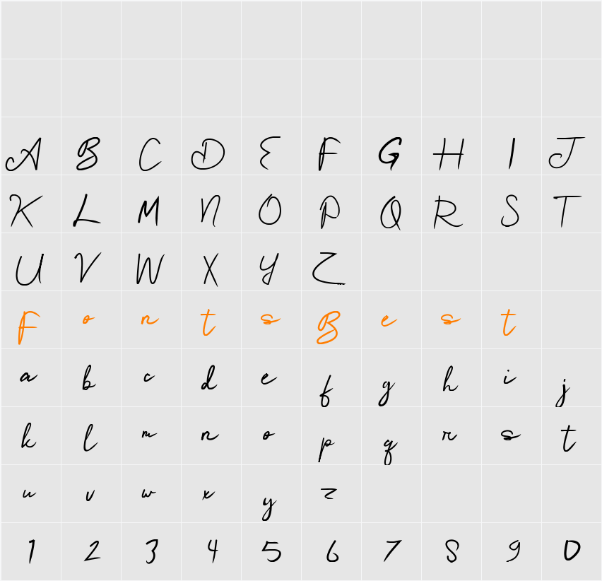 alfa delta Character Map