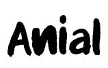 Anial Font Image