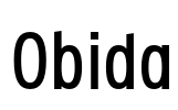Obida Font Image