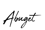 Abuget Font Image
