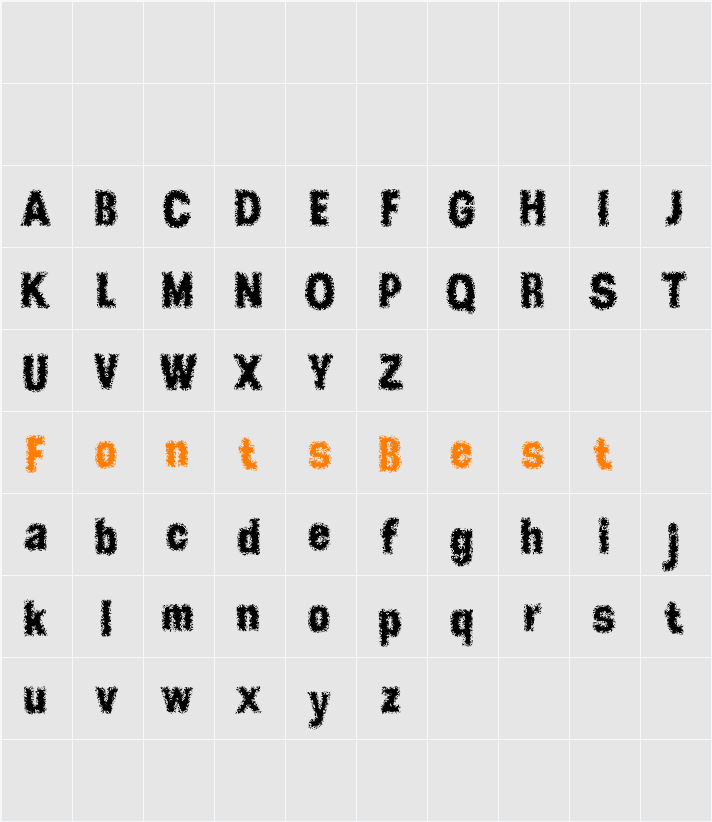 Demine Unfocus Demo Character Map