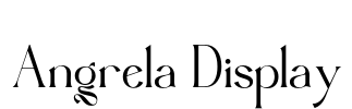 Angrela Display Font Image