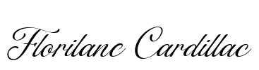 Florilane Cardillac Font Image