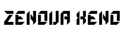 ZENOVA XENO Font Image