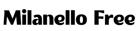 Milanello Free Font Image