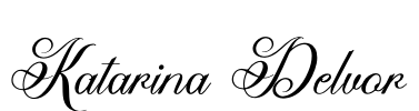 Katarina Delvor Font Image
