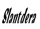 Slantdera Font Image