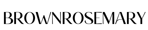 BrownRosemary Font Image