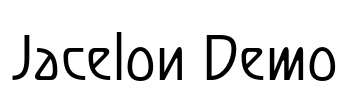Jacelon Demo Font Image