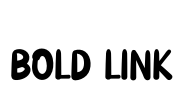 Bold Link Font Image