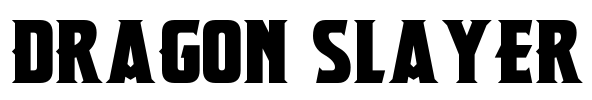 Dragon Slayer Font Image
